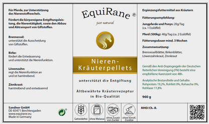 EquiRane® Nieren-Kräuterpellets